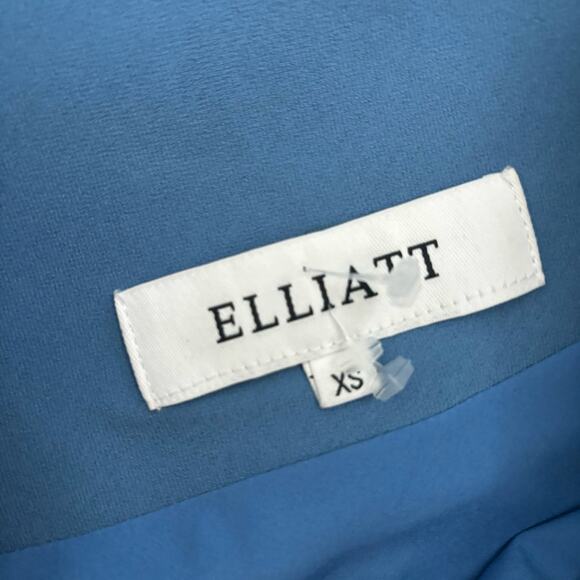 Elliatt Sky Blue Asymmetrical Mini Dress - Picture 13 of 15